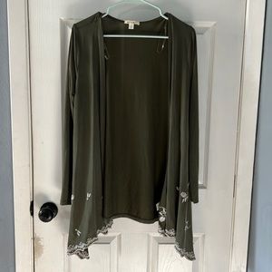 Olive cardigan